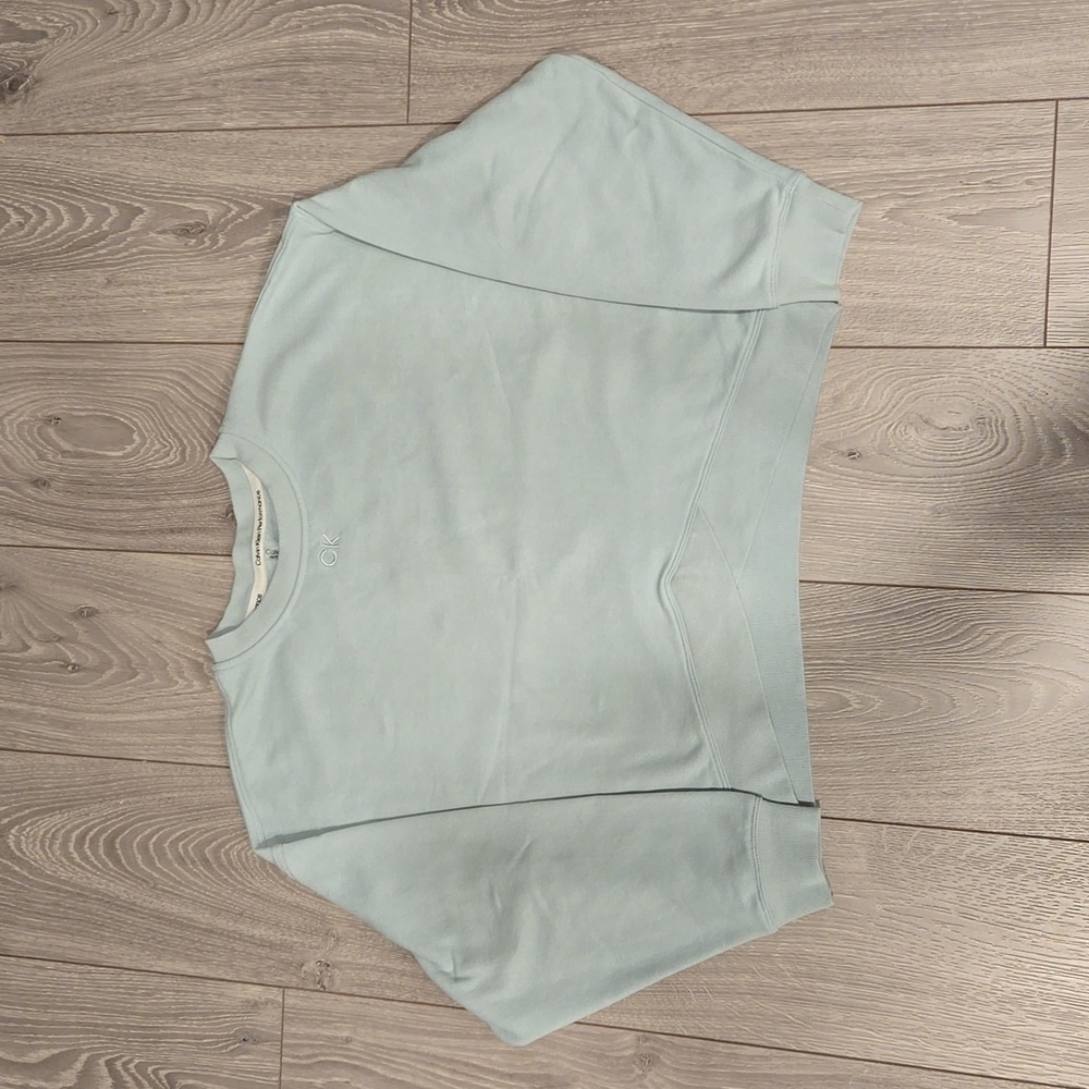 Calvin Klein cropped sweat shirt
